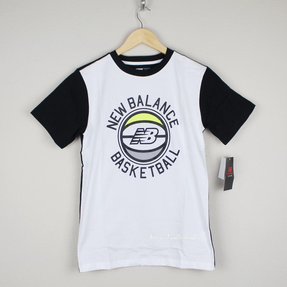 NWT NEW BALANCE Graphic Logo T-Shirt (Big Boys), Large (14/16)